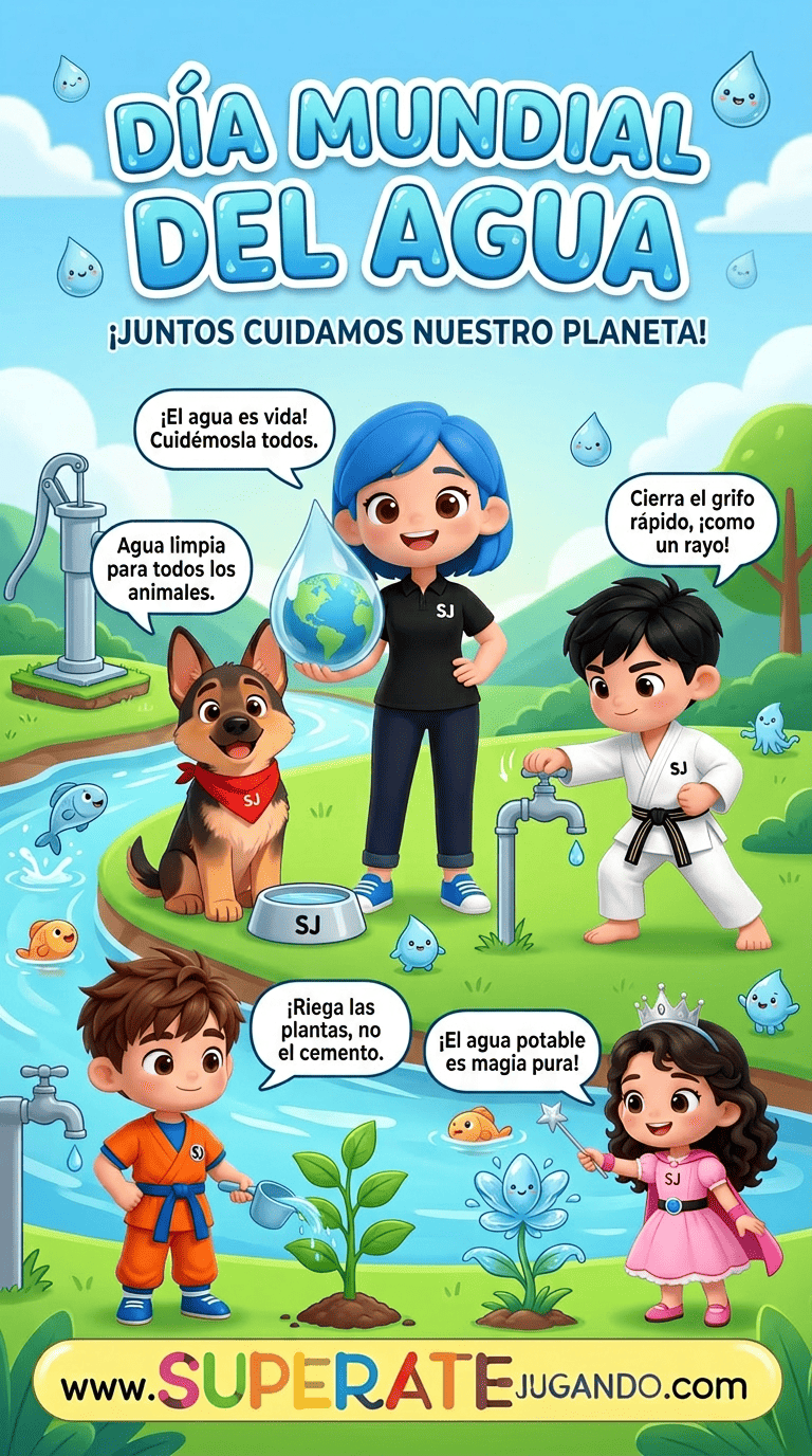 Día Mundial del Agua - 22 de Marzo - Cuidados del Agua