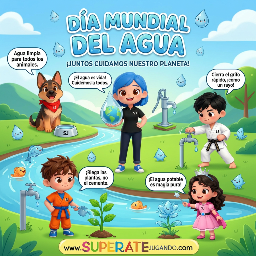 Día Mundial del Agua - 22 de Marzo - Cuidados del Agua