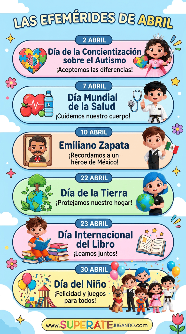 Efemérides de Abril