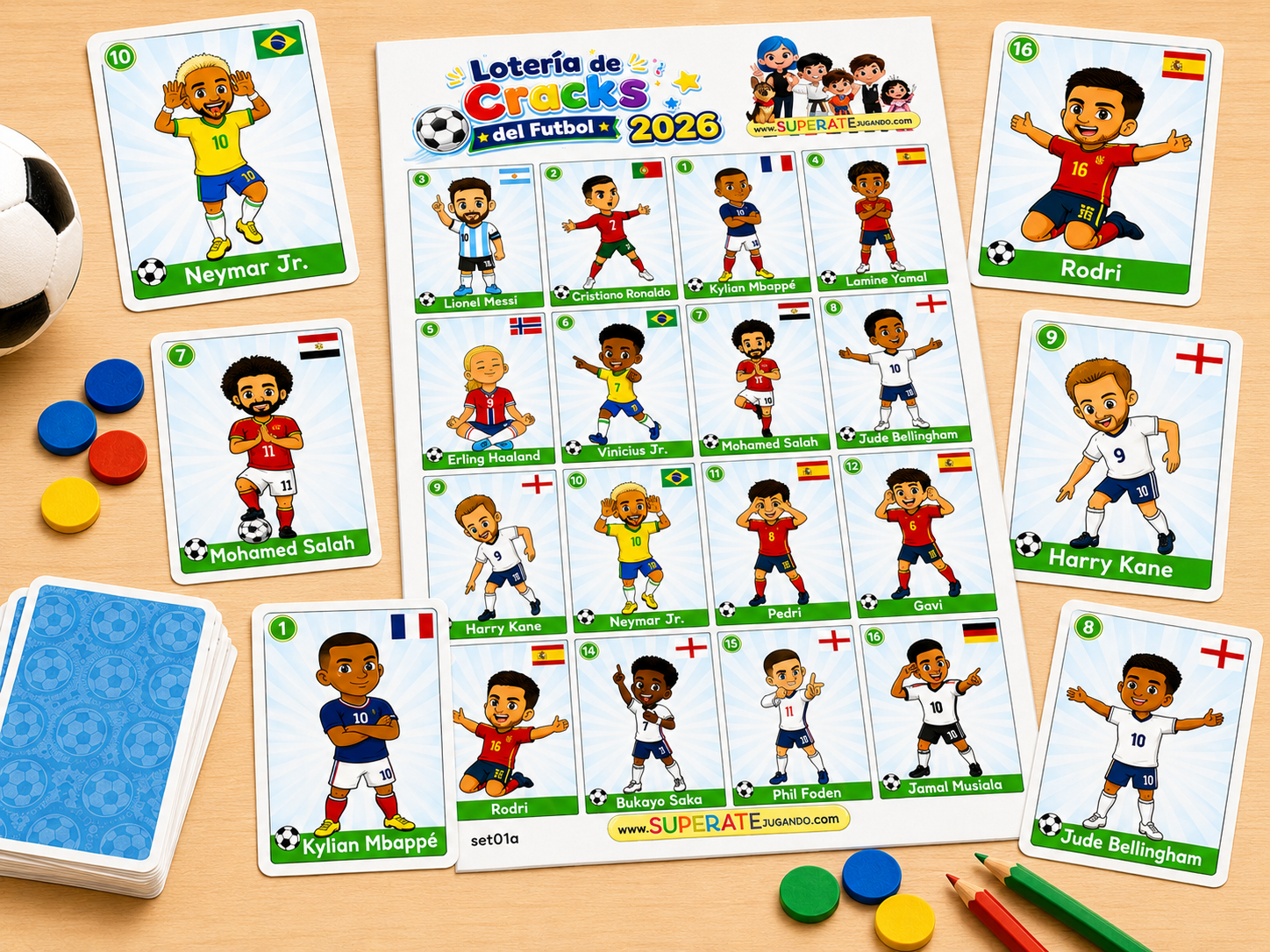 Lotería de Cracks del Futbol 2026