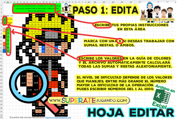 Pixel NARUTO - Sumas y Restas - Naruto editar