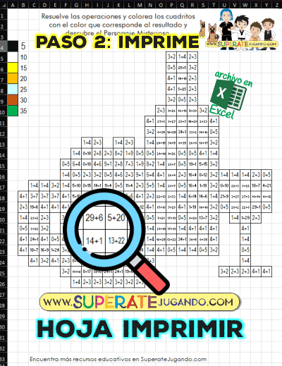 Pixel Sustancias Adictivas - Sumas y Restas - Alcohol imprimir