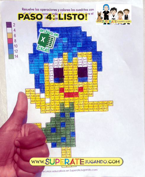 Pixel Intensamente 1 - Sumas y Restas - Alegria listo
