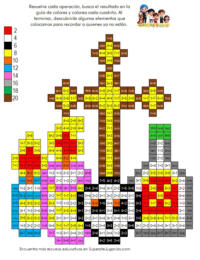 Hoja de Pixeles: ofrendas