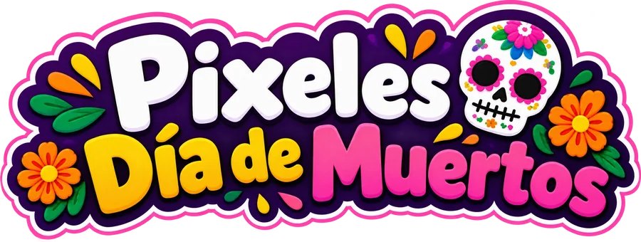 Pixeles Día de Muertos