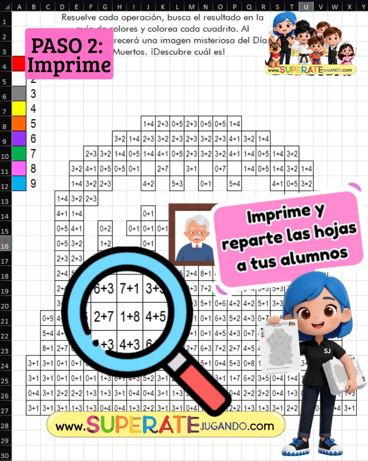 Paso 2: imprime y reparte