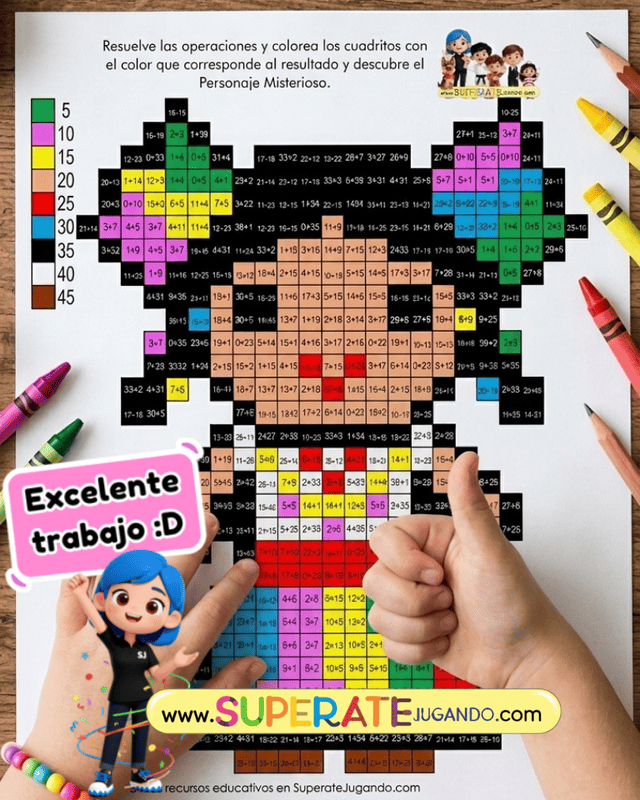 Actividad Pixel terminada de las Efemérides de Septiembre