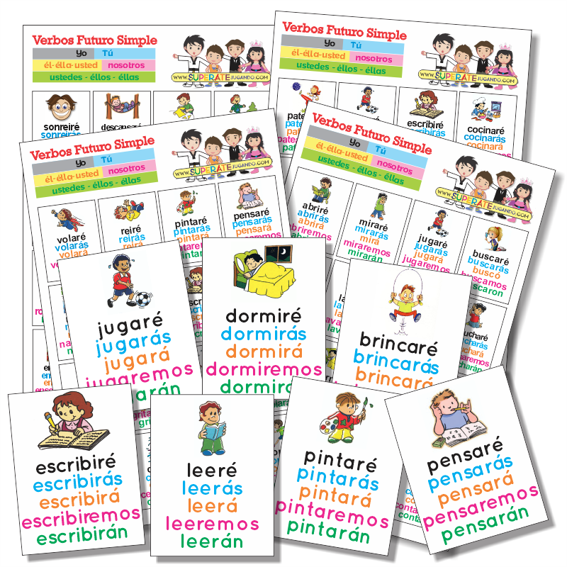 Loteria Verbos Futuro Español