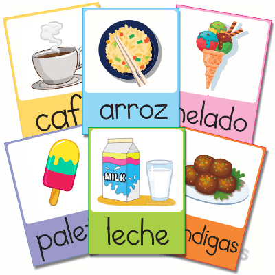 Flashcards-Food-Spanish