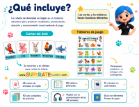 Portada y contenido del manual de la Lotería de Animales en Inglés.