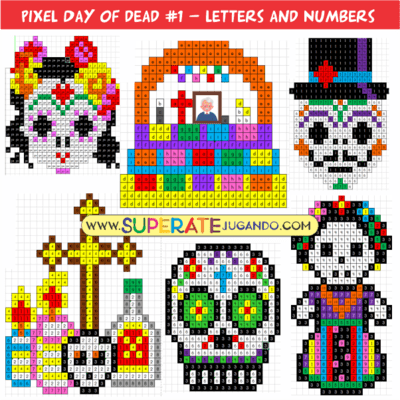 Letters and Numbers - Day of the Dead