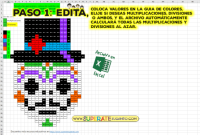Pixel Día de Muertos - Multiplicaciones y Divisiones