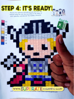 Pixel Super Heroes 1 Avengers Addition Subtraction