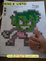 Pixel Jovenes Titanes 1 - Tablas de Multiplicar