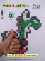 Pixel Mario Bros 1 - Letras, Números y Sílabas