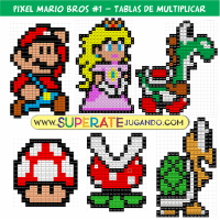 Pixel Mario Bros 1 - Multiplicaciones y Divisiones