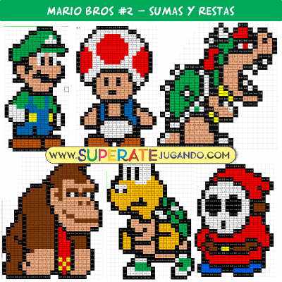 Pixel-Mario-Bros-2-Sumas-y-Restas
