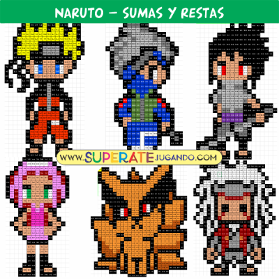 Pixel-Naruto-Sumas-y-Restas