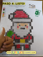 Pixel Navidad 2 - Fracciones y Decimales