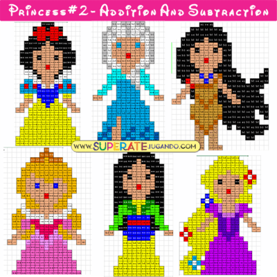 Pixel Princess 1 Addition and Subtraction