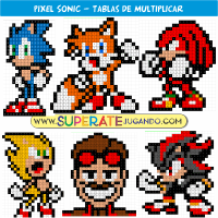 Pixel-Sonic-Tablas-de-Multiplicar