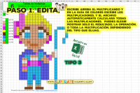 Pixel Toy Story 1 - Tablas de Multiplicar