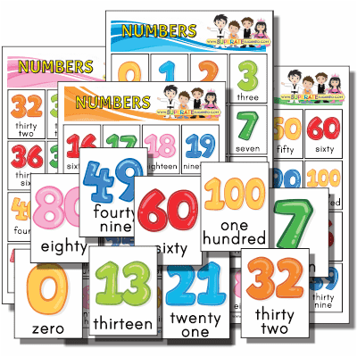 Numbers Bingo to Print - Game to Learn English 