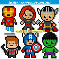Times Tables - Avengers
