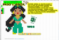 Pixel Princesas 1 - Tablas de Multiplicar
